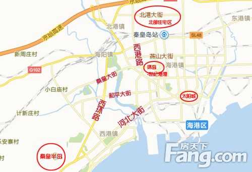 秦皇岛新开里地图（秦皇岛新开的商场）