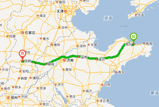 烟台市离邯郸（烟台到邯郸怎么坐车）