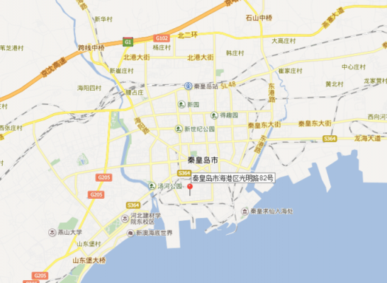 高德地图秦皇岛市委（秦皇岛高丹）