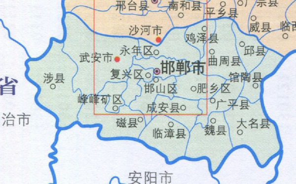 邯郸市电子地图（邯郸市电子地图最新版）