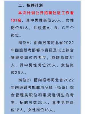 邯郸社区召集（2020邯郸社区招聘社区工作者）