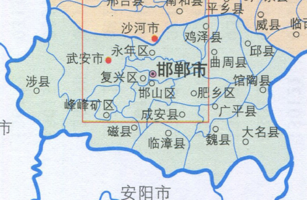 邯郸全县地图（邯郸全县地图图片）