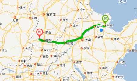 东营到邯郸的距离（东营到邯郸怎么走方便）